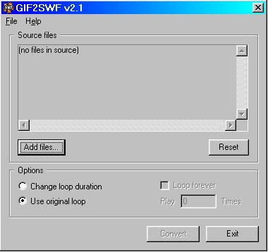 Gif2Swf Screenshot